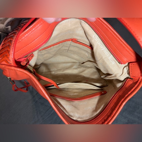 Christopher Kon — Salmon Leather Shoulder Bag - Picture 7 of 11